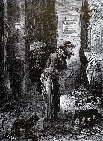 Um colhedor de trapos francês de Unbekannt
