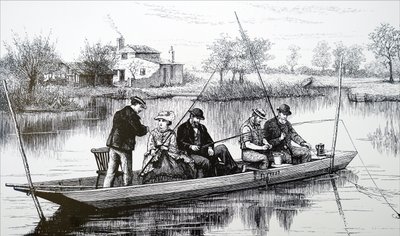 Um grupo de jovens pescadores de Unbekannt