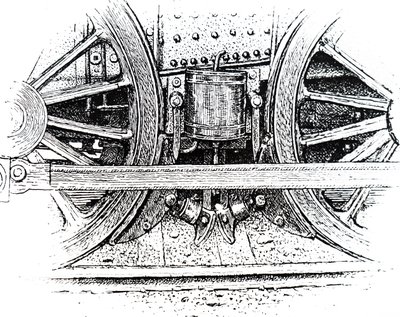 Um freio de tracção de locomotiva. de Unbekannt