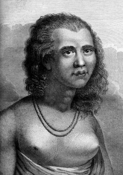 Uma bela mulher nativa de Eaoo de Unbekannter Künstler