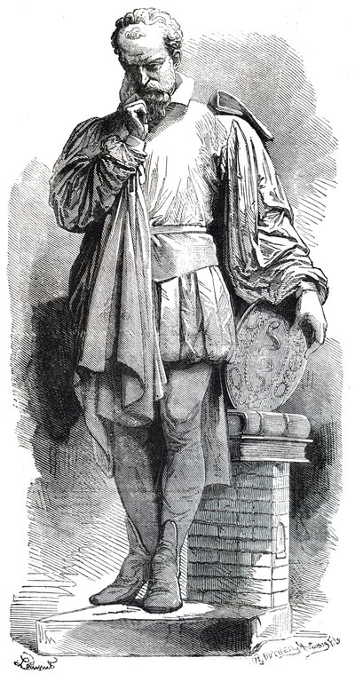 Uma estátua de Bernard Palissy. de Unbekannt