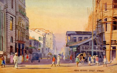 Abdul Rehman Street, Mumbai (Bombaim) de Unbekannter Künstler