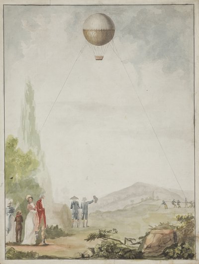 Reconhecimento aerostático em Mainz de Unbekannt