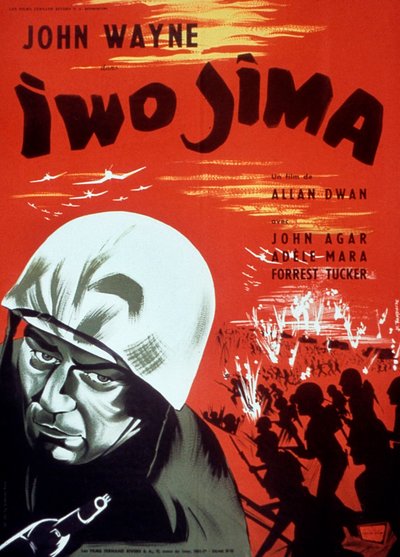 Cartaz do filme Iwo Jima de AllanDwan com John Wayne 1949 de Unbekannt