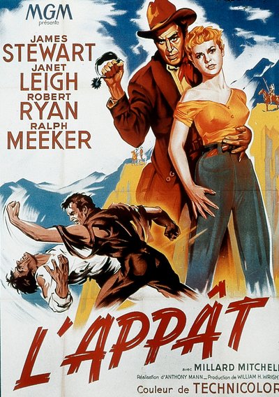 Poster do filme The Naked Spur, de AnthonyMann 1953 de Unbekannt