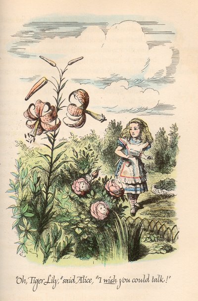 Alice no País das Maravilhas & Através do Espelho, de Lewis Carroll, Ilustrado por John Tenniel de Unbekannt