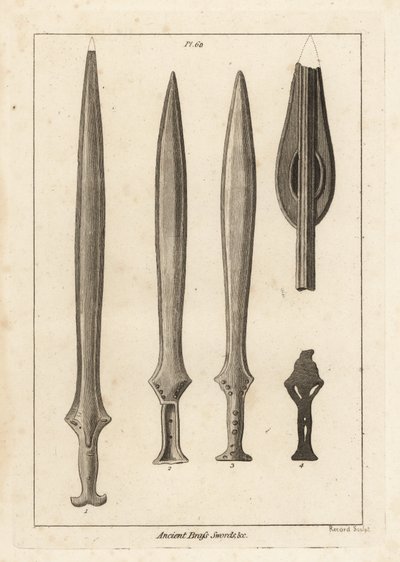 Espadas de latão antigas de Unbekannt