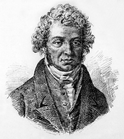 André Marie Ampere Século XIX (gravura) de Unbekannter Künstler