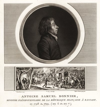 Antoine Samuel Bonnier, Ministro Plenipotenciário da República Francesa de Unbekannt
