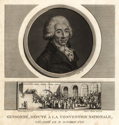 Armand Gensonne (1758-1793), político francês e deputado da Convenção de Unbekannt