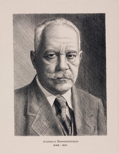 Arnold Sommerfeld, físico alemão, c 1930 de Unbekannt