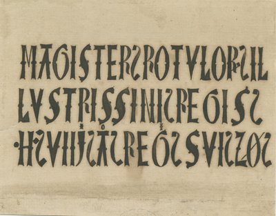Barton sob a igreja Needwood - inscrições: fac-símile de tinta, sd [ Século XVIII] de Unbekannt