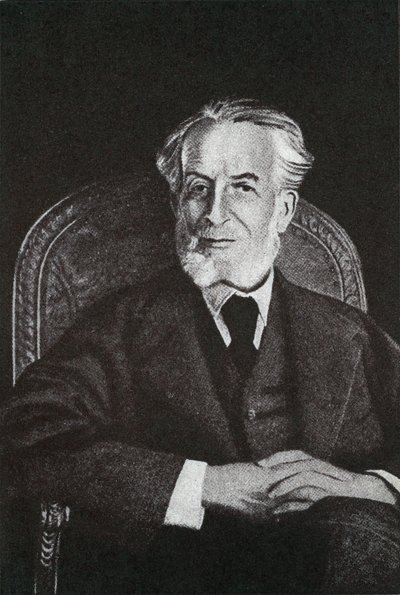 Retrato de Benjamin Rothschild (impressão) de Unbekannter Künstler