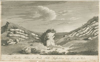 Bescott - pilares basálticos: gravura, nº [c 1818] de Unbekannt