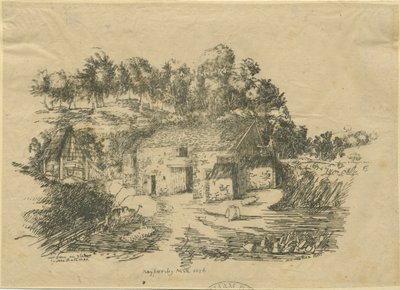 Biddulph - Knypersley Mill: litografia de Unbekannt