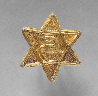 Broche na forma de uma estrela de seis pontas, final dos anos 700 - início dos anos 800 de Unbekannt