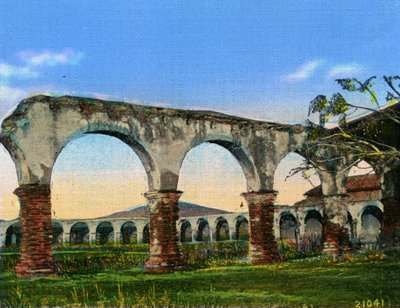 Califórnia: Arcos da Missão de San Juan Capistrano de Unbekannter Künstler
