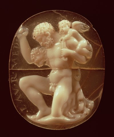 Camafeu de Hércules conquistado por Cupido de Unbekannt