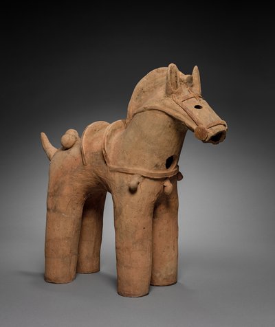 Cavalo Haniwa Caparisoned, 400s-500s de Unbekannt
