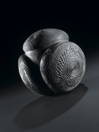 Bola esculpida em Glass Hill, Towie, Aberdeenshire, Neolítico, c.3000 a.C. de Unbekannt
