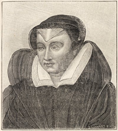 Catarina de Médicis (gravura) de Unbekannter Künstler