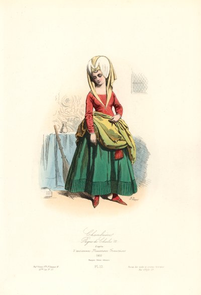 Camareira, reinado de Carlos VII de Unbekannter Künstler