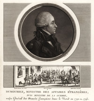 Charles-Francois du Perier Dumouriez, general francês durante as Guerras Revolucionárias Francesas de Unbekannt
