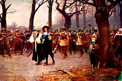 Carlos I a caminho de ser executado de Unbekannter Künstler