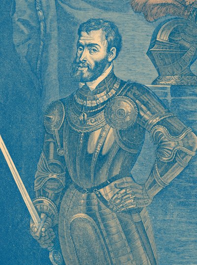 Charles V (1500-58) (gravura) de Lancelot Volders