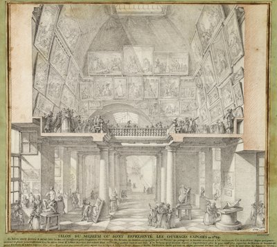Charles de Wailly - Salão de Paris, 1789 lpdp 82552-1 de Unbekannter Künstler