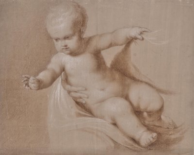 O Menino Jesus nos braços da Mãe de Deus de Unbekannter Künstler