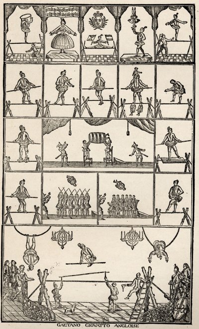 Circo e equilibrismo de Unbekannter Künstler