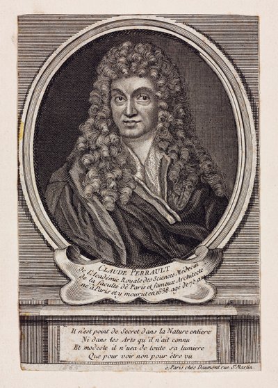 Claude Perrault, arquitecto, cientista e médico francês, c 1660s de Unbekannt