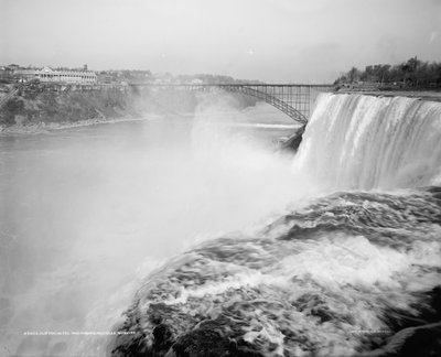 Hotel Clifton e American Falls, Niágara de Unbekannter Künstler