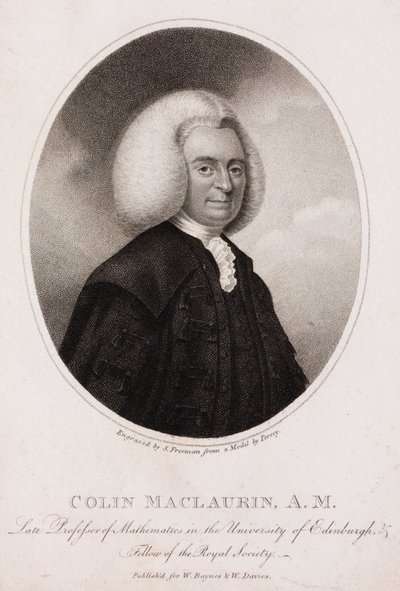 Colin MacLaurin, matemático e físico escocês, c 1740s de Unbekannt