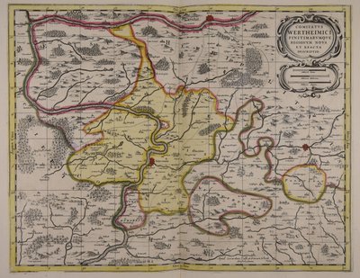 Comitatus Wertheimici finitimarumque regionum noua et exacta descriptio de Unbekannter Künstler