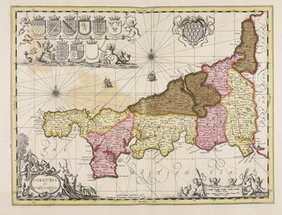 Cornubia sive Cornwallia de Unbekannter Künstler