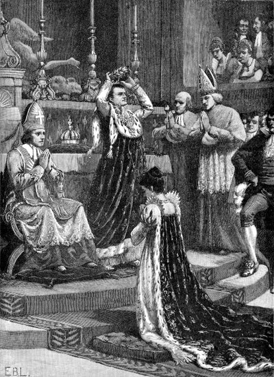 Coroação de Napoleão, França de Unbekannter Künstler