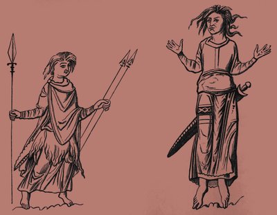 Trajes dos Francos, séc. IV - VIII de Unbekannter Künstler