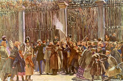 Tentativa de assassinato de Alexandre II por Dmitry Karakozov de Unbekannter Künstler