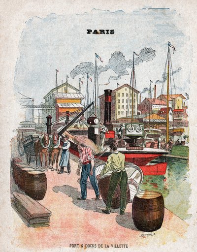 As docas de La Villette. As docas de La Villette. de Nicolas Liez