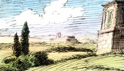 Desenho de Goethe de Unbekannter Künstler