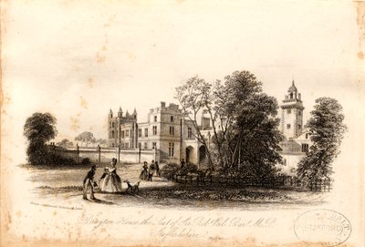 Drayton Bassett - "Drayton Manor": gravura de linha de Unbekannt