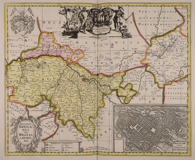 Ducatus Breslanus sive Wratislaviensis de Unbekannter Künstler
