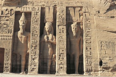 Egito. Monumentos núbios em Abu Simbel (Lista do Patrimônio Mundial da UNESCO de William M. Timlin