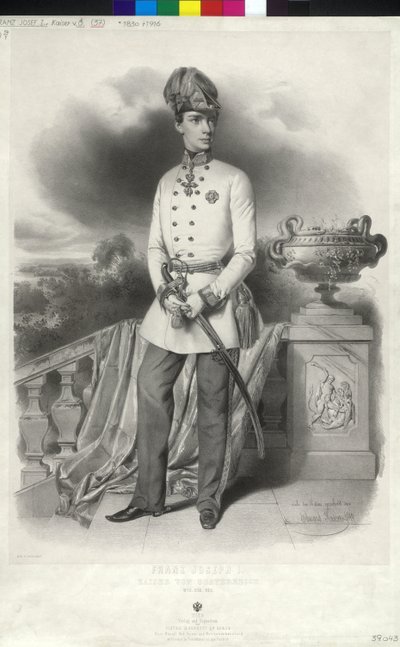 Imperador da Áustria Franz Joseph I de Unbekannter Künstler