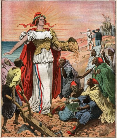 Império colonial francês. Império colonial francês. de Unbekannter Künstler