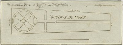 Igreja Enville - Pedra Monumental: gravura, sd [c 1783] de Unbekannt