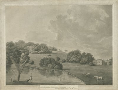 Enville Hall: gravura em água-tinta, sd [ Séc. XIX] de Unbekannt