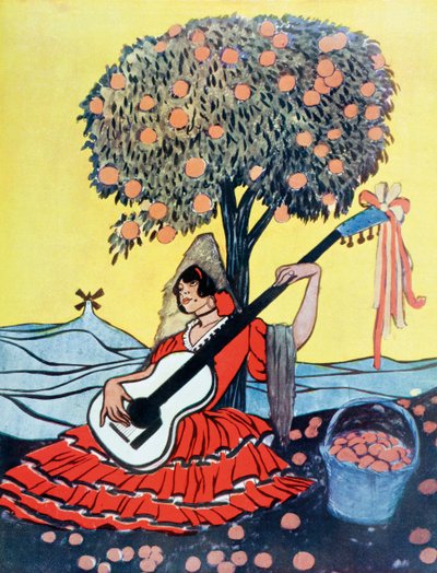"Españolada", All Things Spanish, Depois de um trabalho de Francisco Sancha, da La Esfera de Unknown